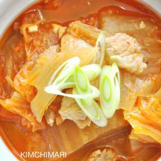 Kimchi Jjigae (Stew) with Pork Belly