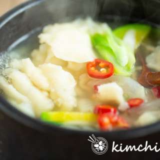 Sujebi (Hand-Pulled Noodle Soup)