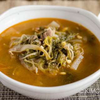 Instant Pot Beef Cabbage Radish Soup