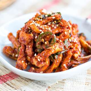Mumallaengi Muchim (Spicy Dried Radish Salad)