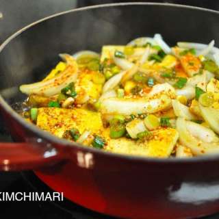 Tofu Recipe with Soy Mirin Sauce (Dubu Jorim)