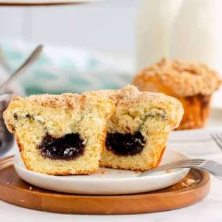 Raspberry Crumb Muffins