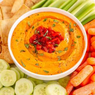 Roasted Red Pepper Hummus