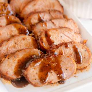 Whiskey Glazed Pork Tenderloin