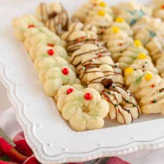 Christmas Spritz Cookies