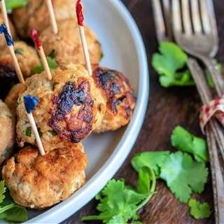 Thai Chicken Meatballs