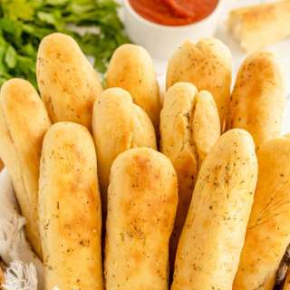 Homemade Garlic Breadsticks
