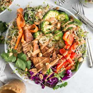 Peanut Tempeh Nourish Bowl