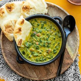 Indian Style Creamed Spinach