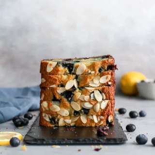 Paleo Almond Lemon Blueberry Bread