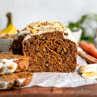 Vegan Carrot Cake Banana Bread