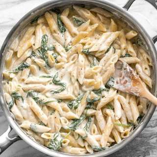 Spinach Alfredo Pasta