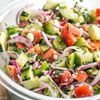 Super Fresh Cucumber Tomato Salad