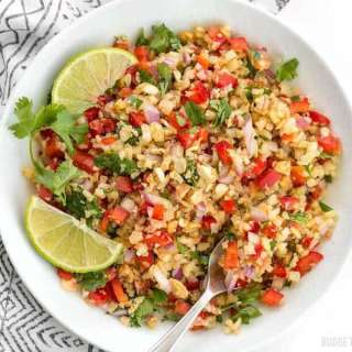 Peanut Lime Cauliflower Salad