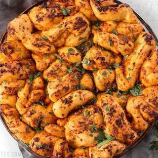 Tomato Herb Pull Apart Bread