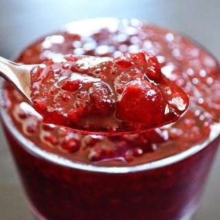 Jalapeño Cran-Raspberry Sauce