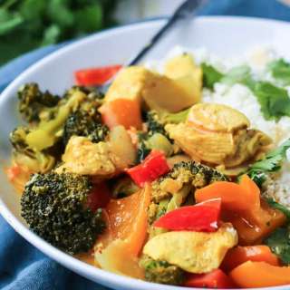 Thai Coconut Curry with Chicken & Vegetables