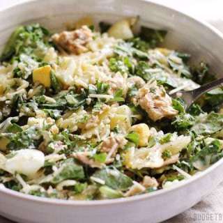 Kale & Salmon Caesar Salad