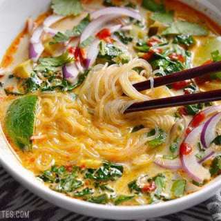 Thai Red Curry Vegetable Soup