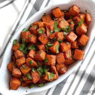 Chili Roasted Sweet Potatoes