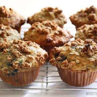 Triple Berry Oatmeal Muffins