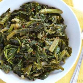 Vegetarian Mustard Greens