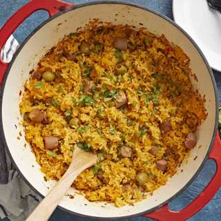 Arroz Con Salchichas
