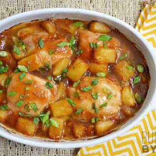 Baked Pineapple Teriyaki Chicken Thighs