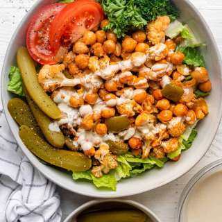 Oven Roasted Chickpea Shawarma