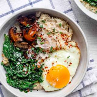 Savory Oatmeal with Egg