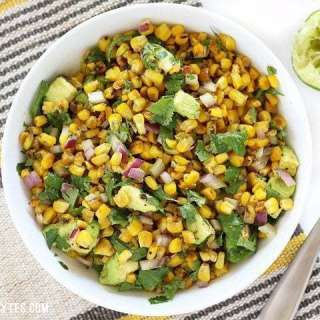 Warm Corn and Avocado Salad