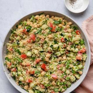 Bulgur Chickpea Salad