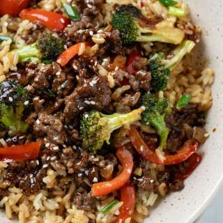 Ground Beef and Broccoli
