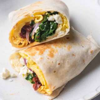 Mediterranean Egg Wrap