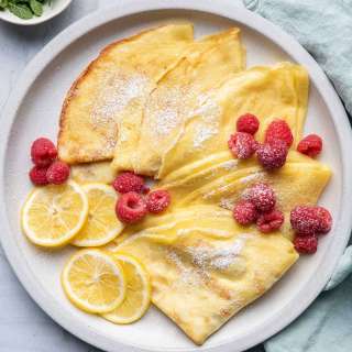 Crepes with Lemon and Sugar