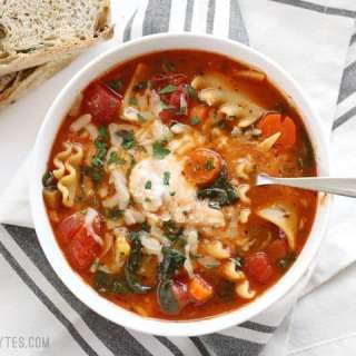 Garden Vegetable Lasagna Soup