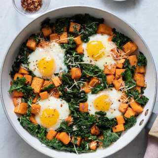 Sweet Potato Breakfast Hash With Eggs