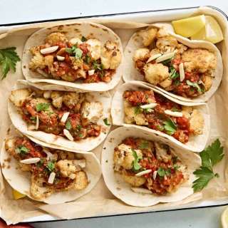 Cauliflower Tacos Recipe (with Romesco Sauce)