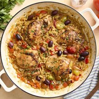 Greek Chicken and Orzo Recipe