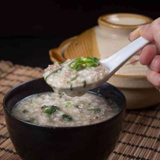 Instant Pot Congee with Minced Beef