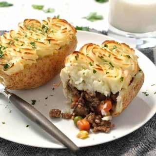 Shepherd's Pie Potato Skins