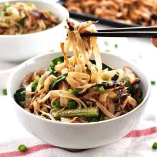 Crispy Shredded Chicken Noodle Stir Fry