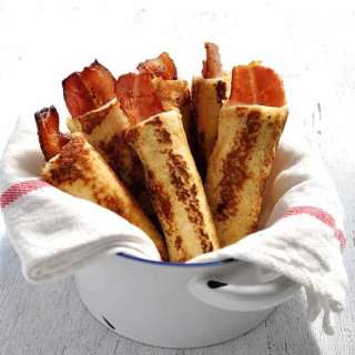 Bacon French Toast Roll Ups