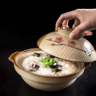 Chinese Century Egg and Pork Congee in Pressure Cooker 皮蛋瘦肉粥
