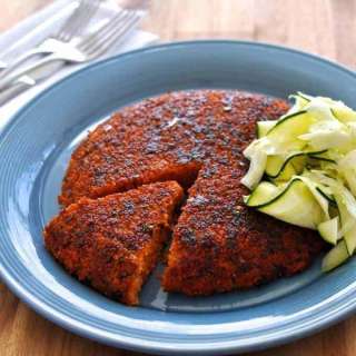 Crispy Couscous Pancake with Tomato & Onion