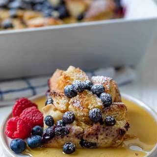 Blueberry French Toast Casserole