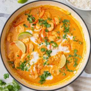 Red Shrimp Coconut Curry