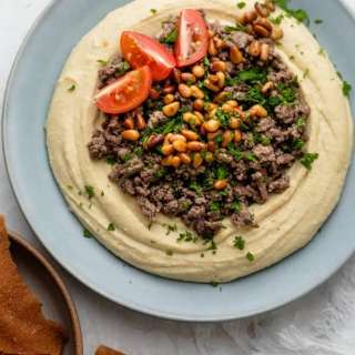 Hummus with Ground Beef