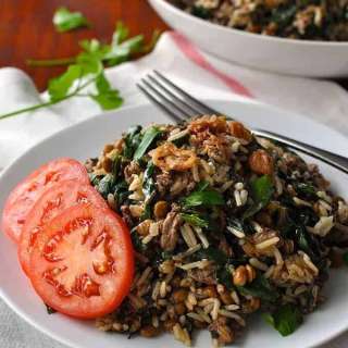 Middle Eastern Lamb and Lentil Rice Pilaf