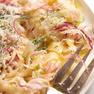 Fennel Salad with Lemon Dressing and Parmesan